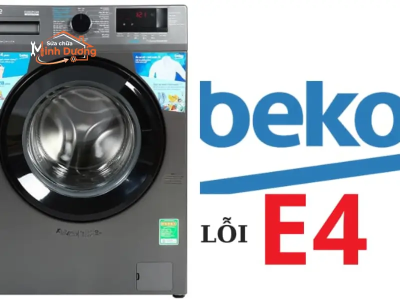 Khắc phục lỗi E04 máy giặt Beko thay van cấp nước