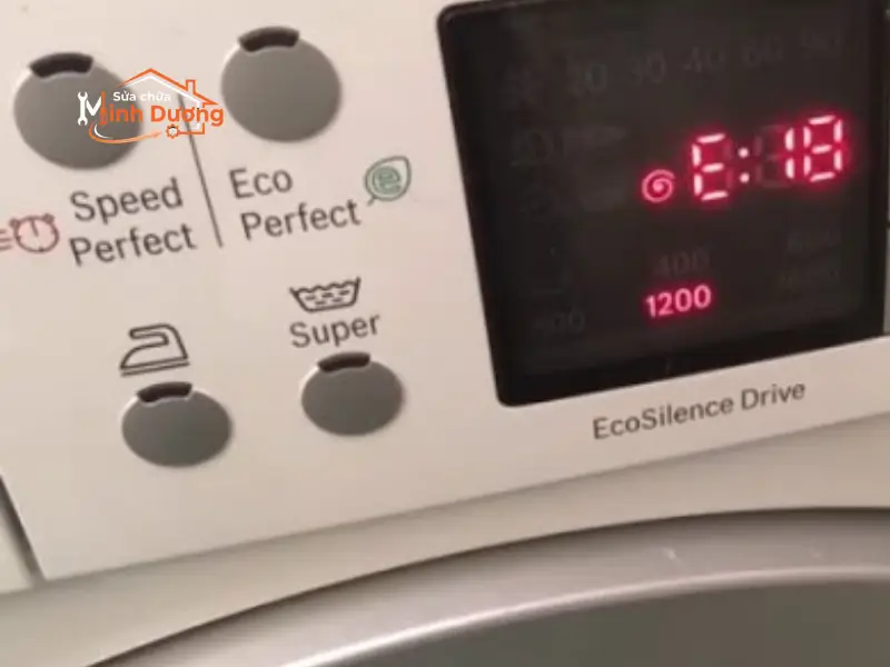 Khắc phục lỗi E18 máy giặt Bosch tắc bơm xả