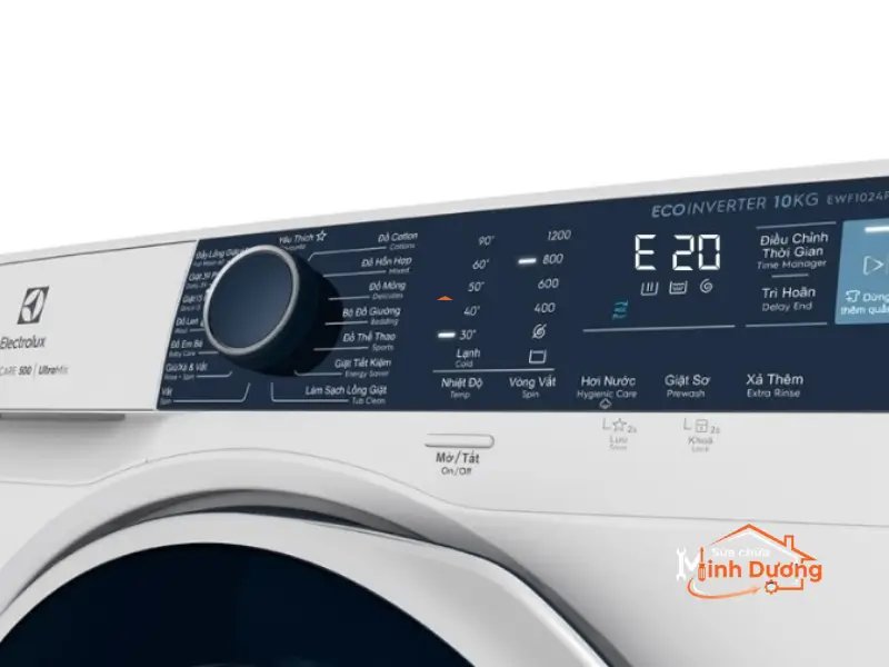 Tháo và vệ sinh bơm xả máy giặt Electrolux khi báo lỗi E20