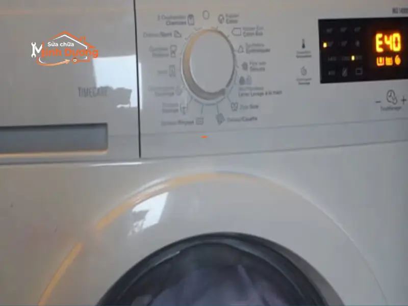 Sửa mã lỗi E40 kẹt cửa máy giặt Electrolux phường Chương Mỹ
