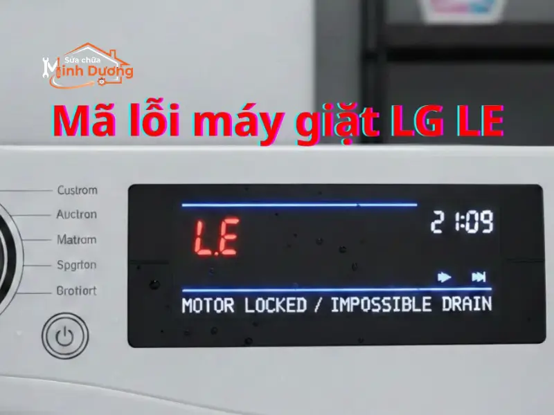 Sửa lỗi LE máy giặt LG bằng cách thay thế Cảm biến Hall chính hãng