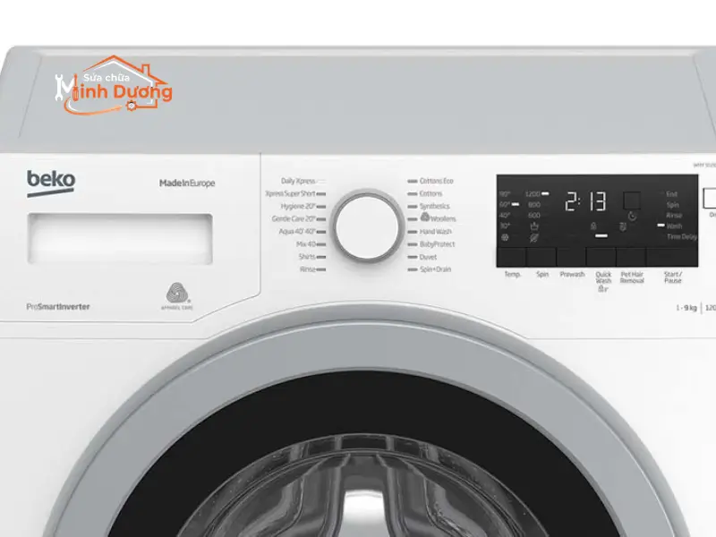 Sửa máy giặt Beko tại Hà Nội bằng đồng hồ số