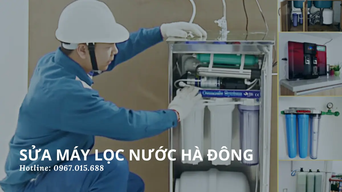 Nguyễn Minh Dương - Minh Dương Fix đang trực tiếp kiểm tra chỉ số nước tinh khiết TDS và thay lõi lọc Karofi chính hãng cho khách hàng tại quận Hà Đông