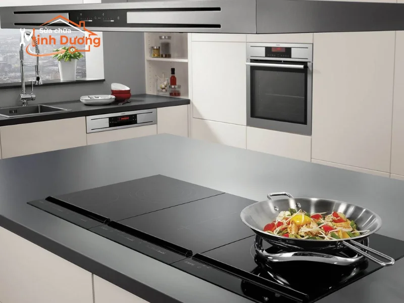 Thợ sửa bếp từ hà đông tiến hành thay mới mặt kính Schott Ceran bị nứt vỡ do sốc nhiệt