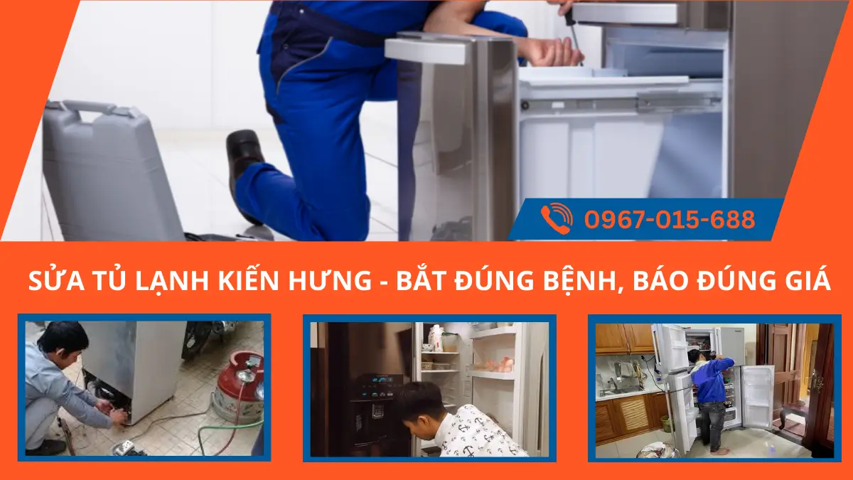 Nguyễn Minh Dương - Minh Dương Fix đang sửa tủ lạnh Samsung Side-by-side cho khách hàng tại chung cư Mipec City View phường Kiến Hưng