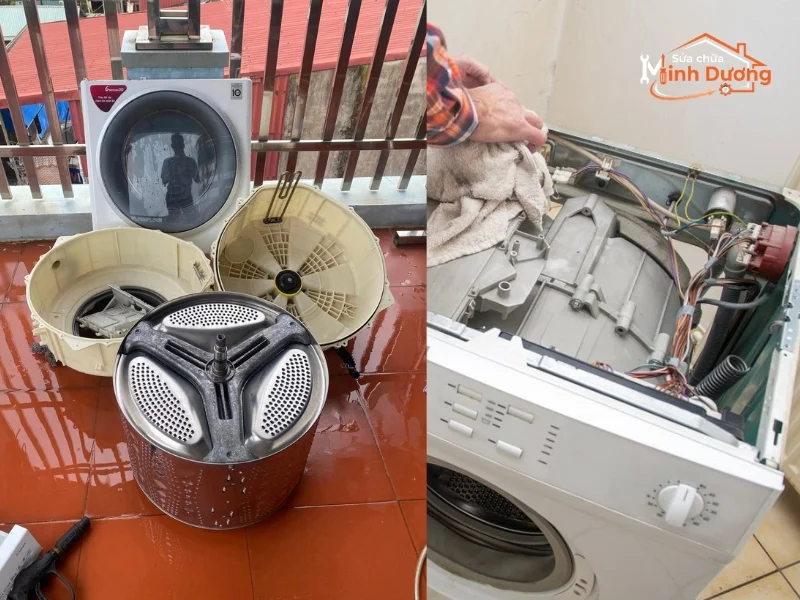 Bảng giá sửa máy giặt tại Linh Đàm niêm yết, công khai minh bạch