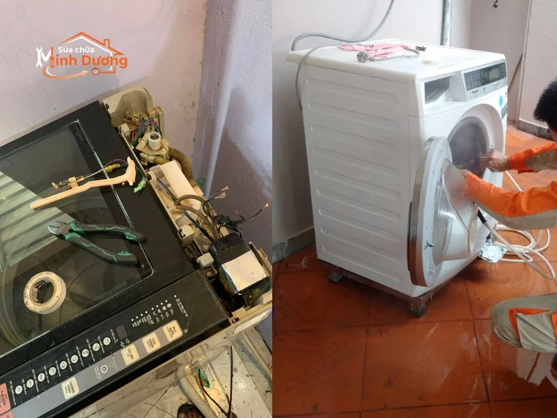 Tem bảo hành sửa máy giặt tại Đặng Xá Gia Lâm chính hãng 1 năm