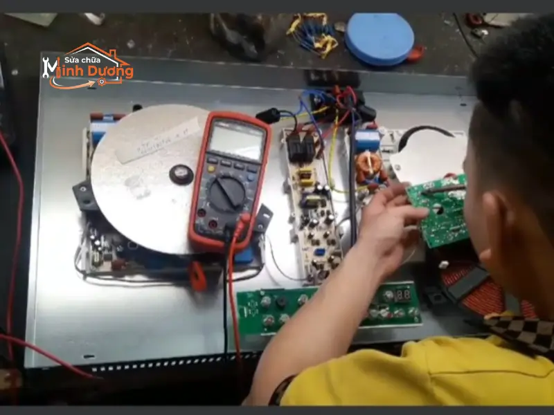 Quy trình 4 bước sửa bếp từ chuẩn Minh Dương Fix