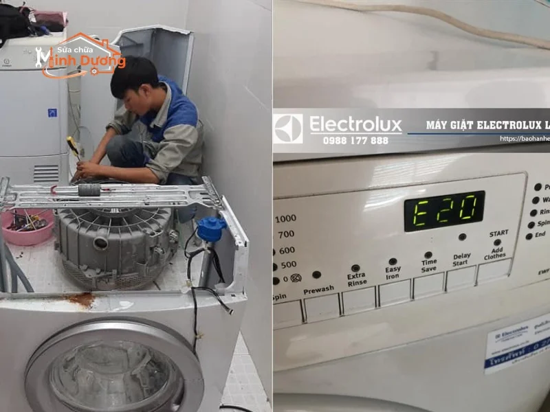 Thợ sửa máy giặt Bosch tại Dương Nội thay van AquaStop chính hãng