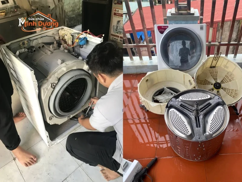 Kỹ thuật sửa máy giặt Bosch nhập khẩu Châu Âu tại Eurowindow Đông Anh