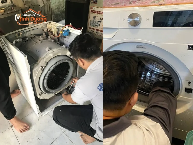 Thợ sửa máy giặt Electrolux lồng ngang chuyên nghiệp tại Udic