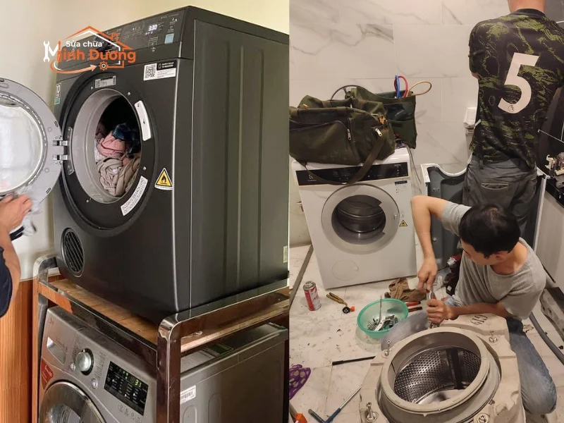Kỹ thuật sửa máy giặt Electrolux lồng ngang tại Phường Phúc Lợi