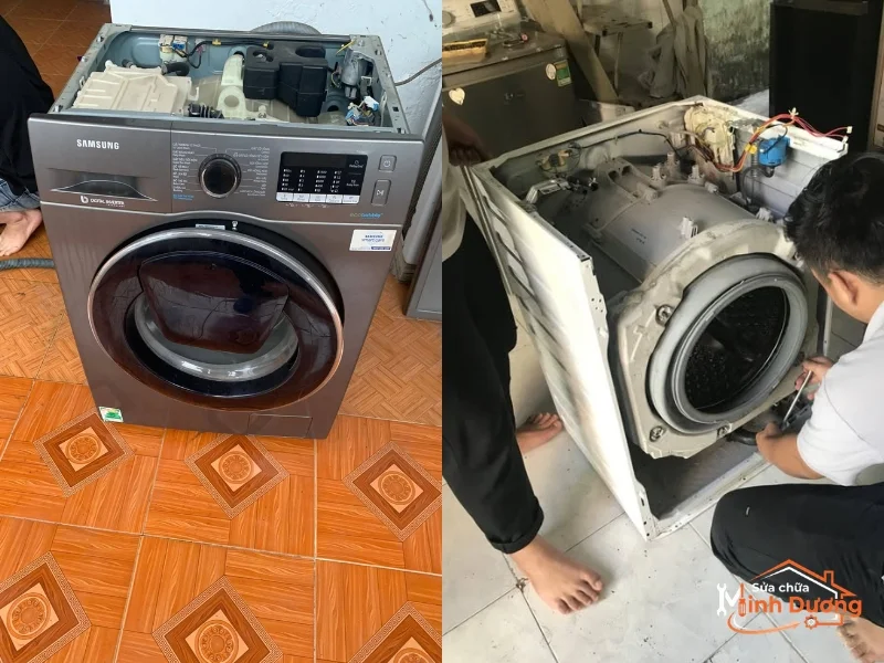 Thợ sửa máy giặt tại KĐT Geleximco phục vụ khu A B C D hỏa tốc