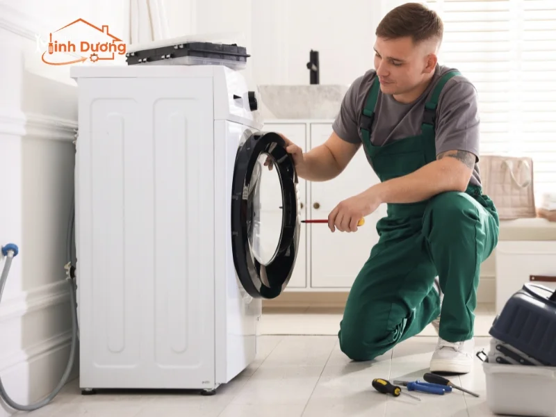 Thợ sửa máy giặt tại KĐT Louis City phục vụ phân khu Louis I, II, III