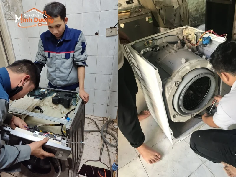 Kỹ thuật sửa máy giặt Samsung AddWash cửa phụ tại New Horizon City