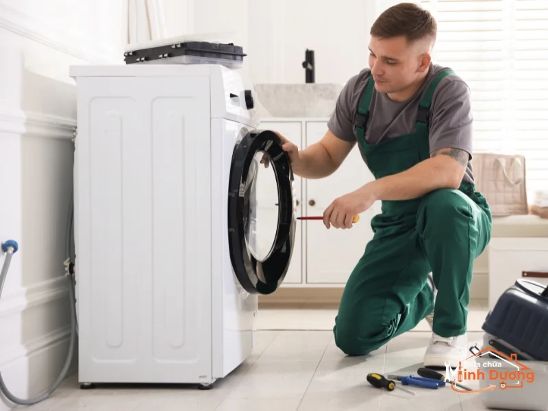Thợ sửa máy giặt tại Thăng Long Number One phục vụ tòa A và B