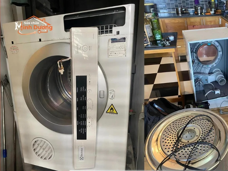 Vệ sinh máy giặt lồng ngang chuyên sâu tại Vinhomes Ocean Park