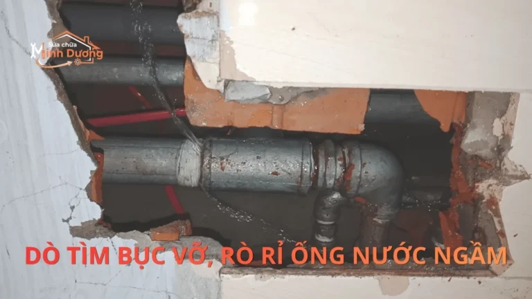 Dò Tìm Bục Vỡ, Rò Rỉ Ống Nước Ngầm Hà Nội Không Đục Phá