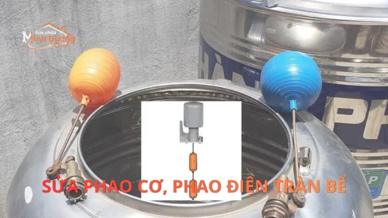 Sửa Phao Cơ Phao Điện Tràn Bể Hà Nội | Lắp Rơ Le Chống Giật