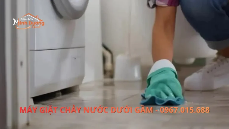 Thợ Minh Dương Fix chuyên sửa máy giặt chảy nước dưới gầm tại Hà Nội