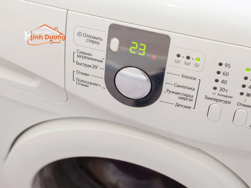 Màn hình máy giặt Electrolux báo mã lỗi E40