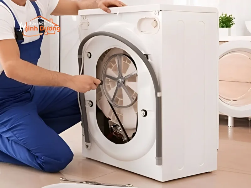 Dịch vụ kiểm tra độ chùng và thay mới dây curoa máy giặt tại nhà