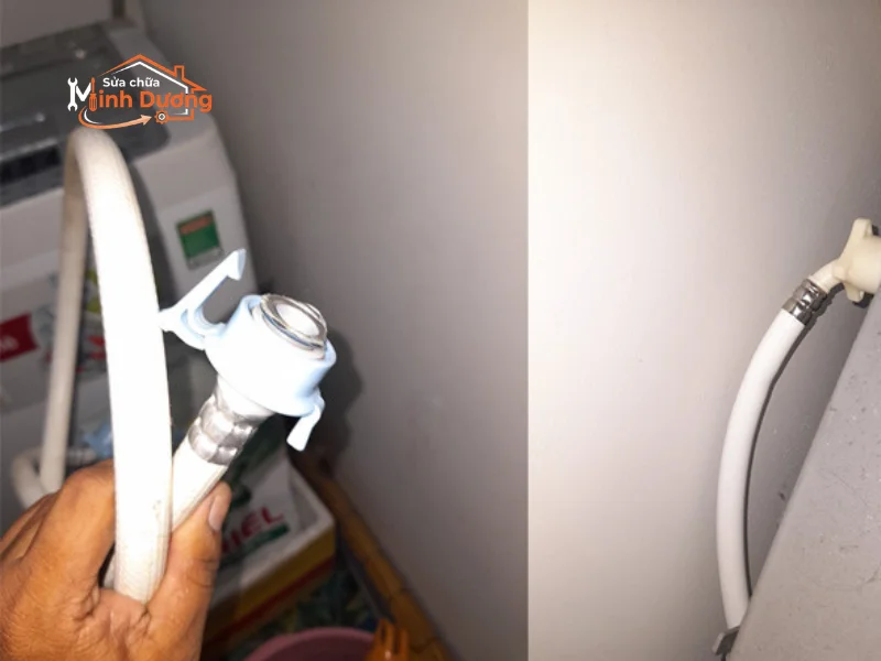 Thợ cơ điện lạnh đo lường và thiết lập tiếp địa an toàn